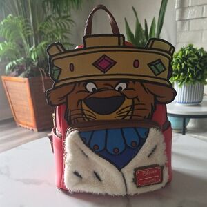 Disney Loungefly Red and Blue Backpack